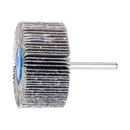 Pferd 2" x 1" Mounted Flap Wheel - 1/4" Shank - 60 Grit SiC 45491